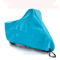 Safety breathable polyester blue motorcycle cover